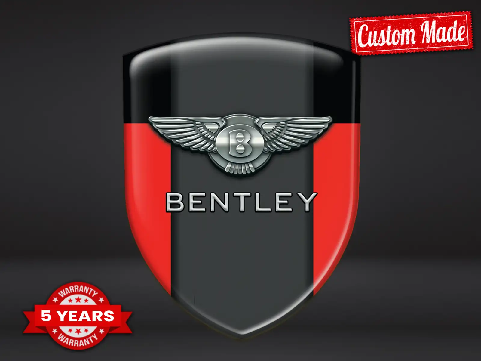 Bentley Windschutzaufkleber Robust Hochwertig Professionell